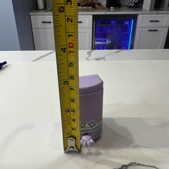 Vintage Hasbro Littlest Pet Shop LPS Purple Garbage Can Pail RARE Hard To Find - Picture 8 of 10